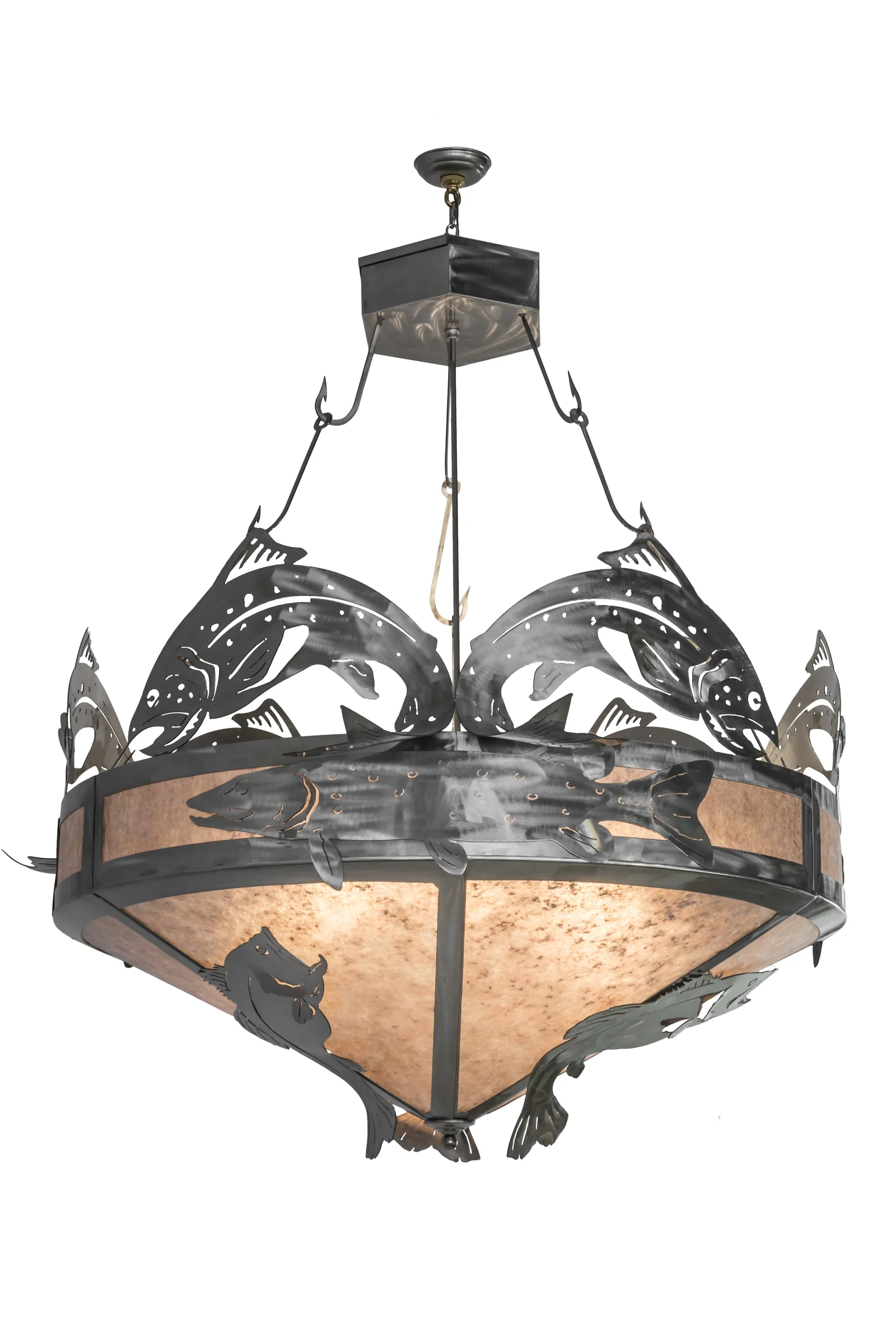 54" Wide Catch of the Day Inverted Pendant