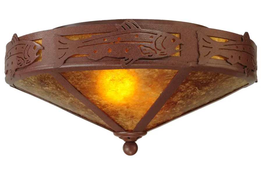 The Meyda Tiffany - Rainbow Trout by Meyda Lighting - Image 1