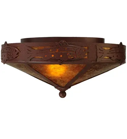 The Meyda Tiffany - Rainbow Trout by Meyda Lighting - Image 5