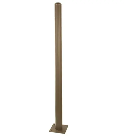 8Square Foot Plate at base of Post for mounting. "