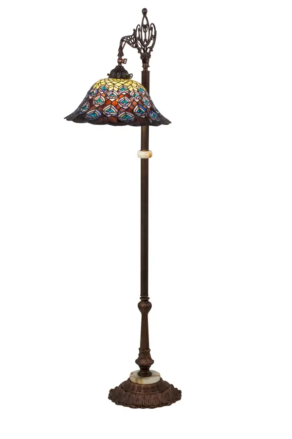 The Tiffany Peacock Feather by Meyda Lighting - Image 1