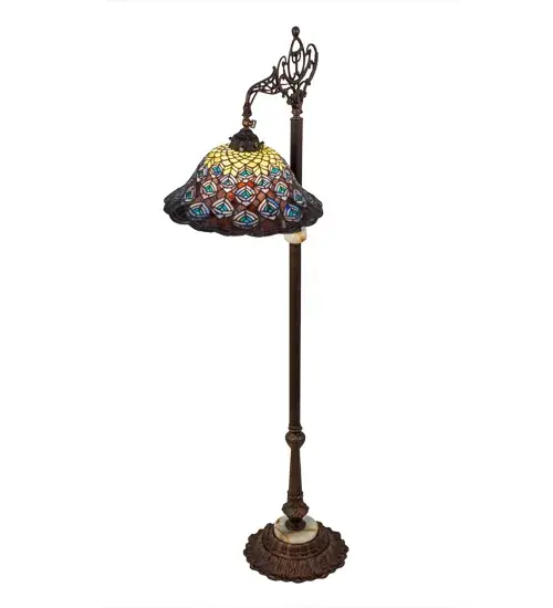 The Tiffany Peacock Feather by Meyda Lighting - Image 4