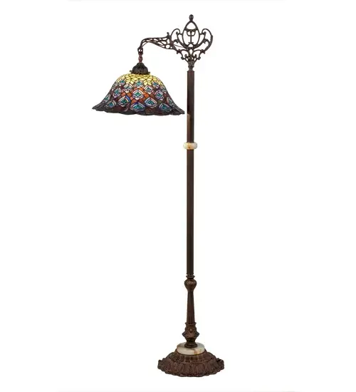 The Tiffany Peacock Feather by Meyda Lighting - Image 7