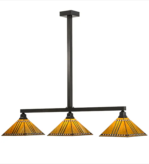 62"L Prairie Corn 3 LT Island Pendant