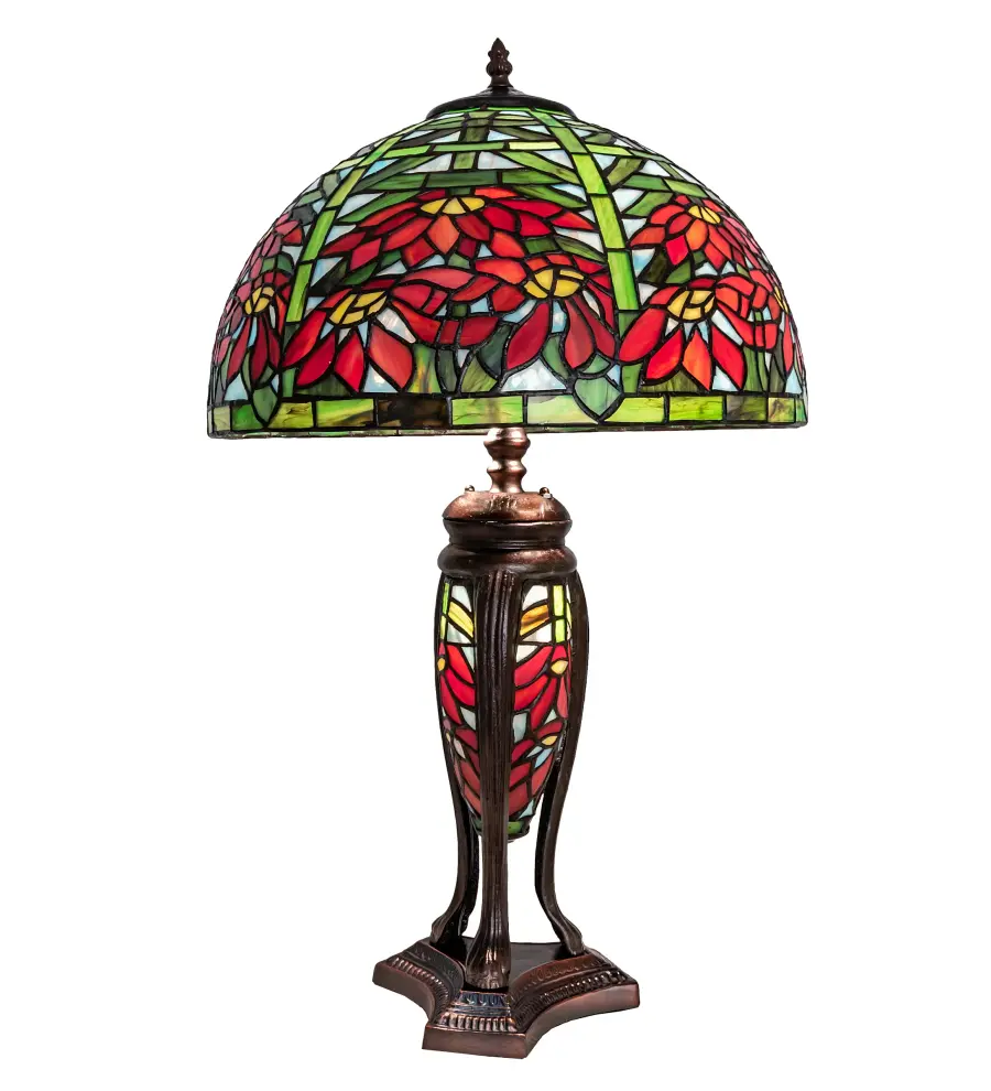 The Tiffany Poinsettia by Meyda Lighting - Image 1