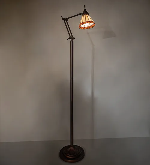 68" High Prairie Mission Adjustable Floor Lamp