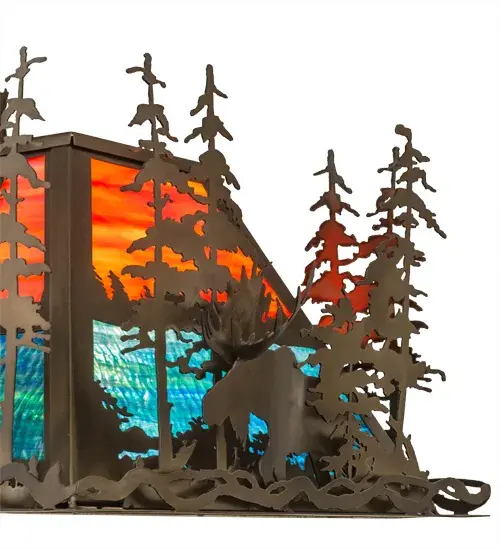 The Meyda Tiffany - Moose Through The Trees by Meyda Lighting - Image 10