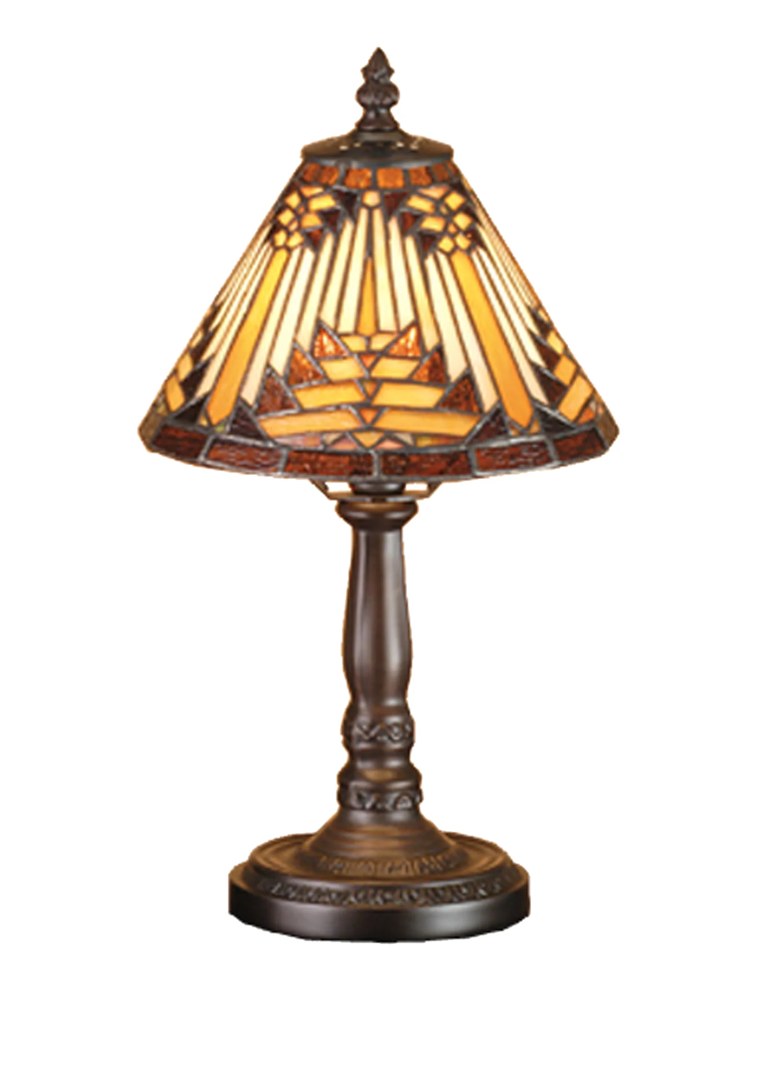 Nuevo One Light Mini Lamp in Mahogany Bronze