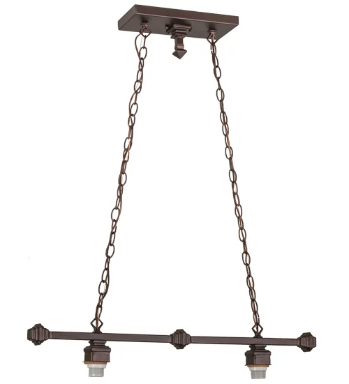 32" Long Inverted Pendant Hardware