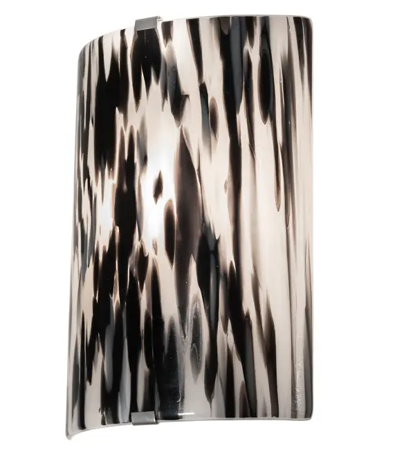 The material is Steel and Glass. The finish is Nickel. The glass is Murano and White Opal Fusion.