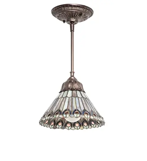 The Meyda Tiffany - Tiffany Jeweled Peacock by Meyda Lighting - Image 3