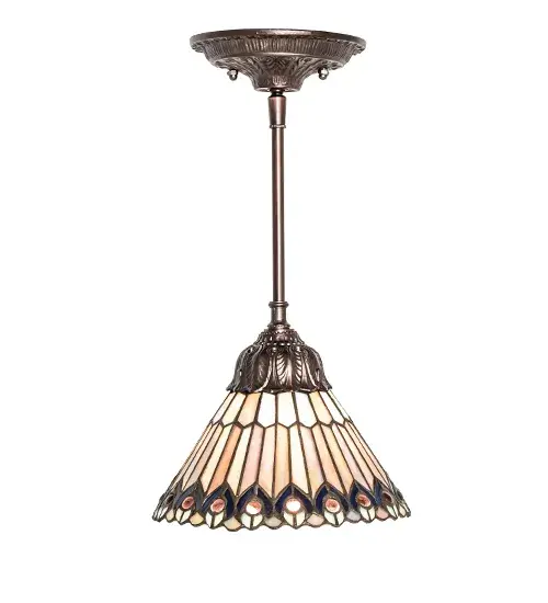 The Meyda Tiffany - Tiffany Jeweled Peacock by Meyda Lighting - Image 5