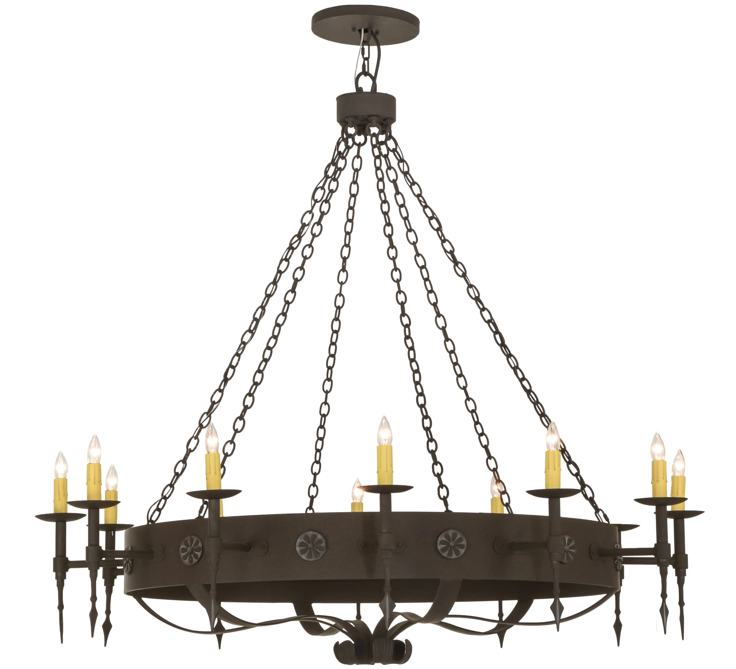 66"W Warwick 12 LT Chandelier