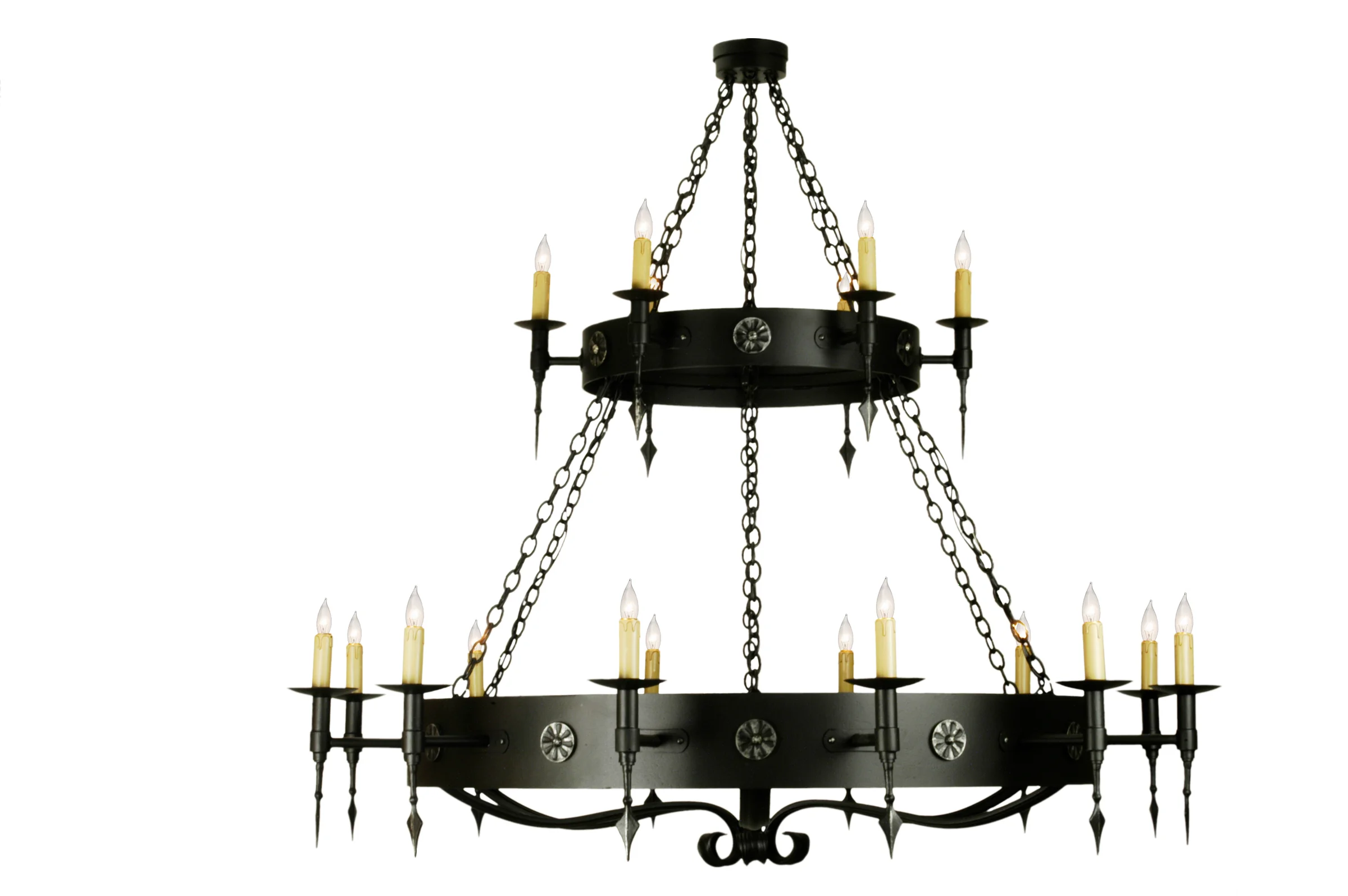 Warwick 18 Light Chandelier in Dark Roast
