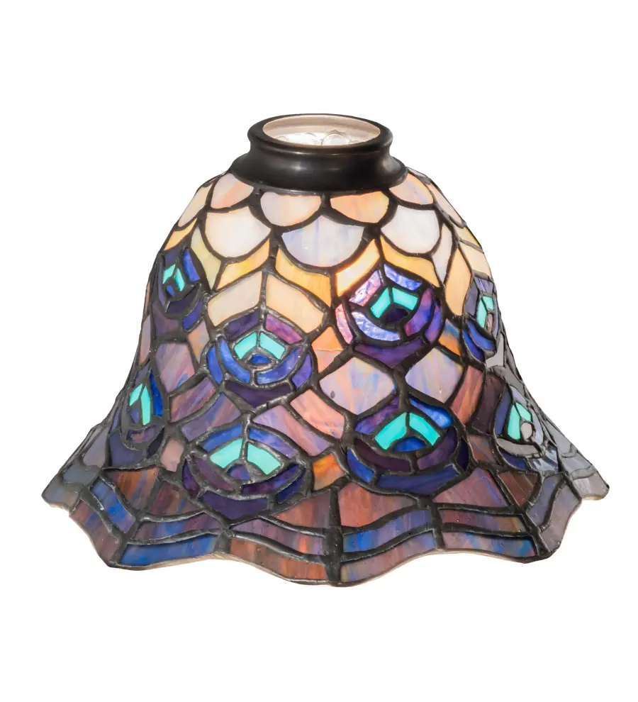 The Tiffany Peacock Feather by Meyda Lighting - Image 1