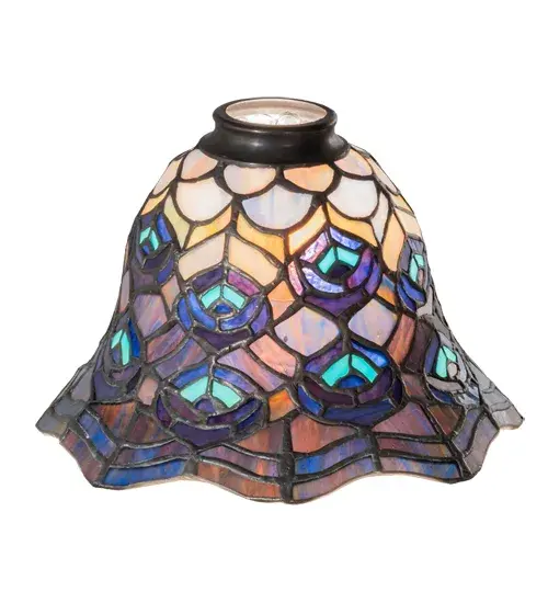 The Tiffany Peacock Feather by Meyda Lighting - Image 2