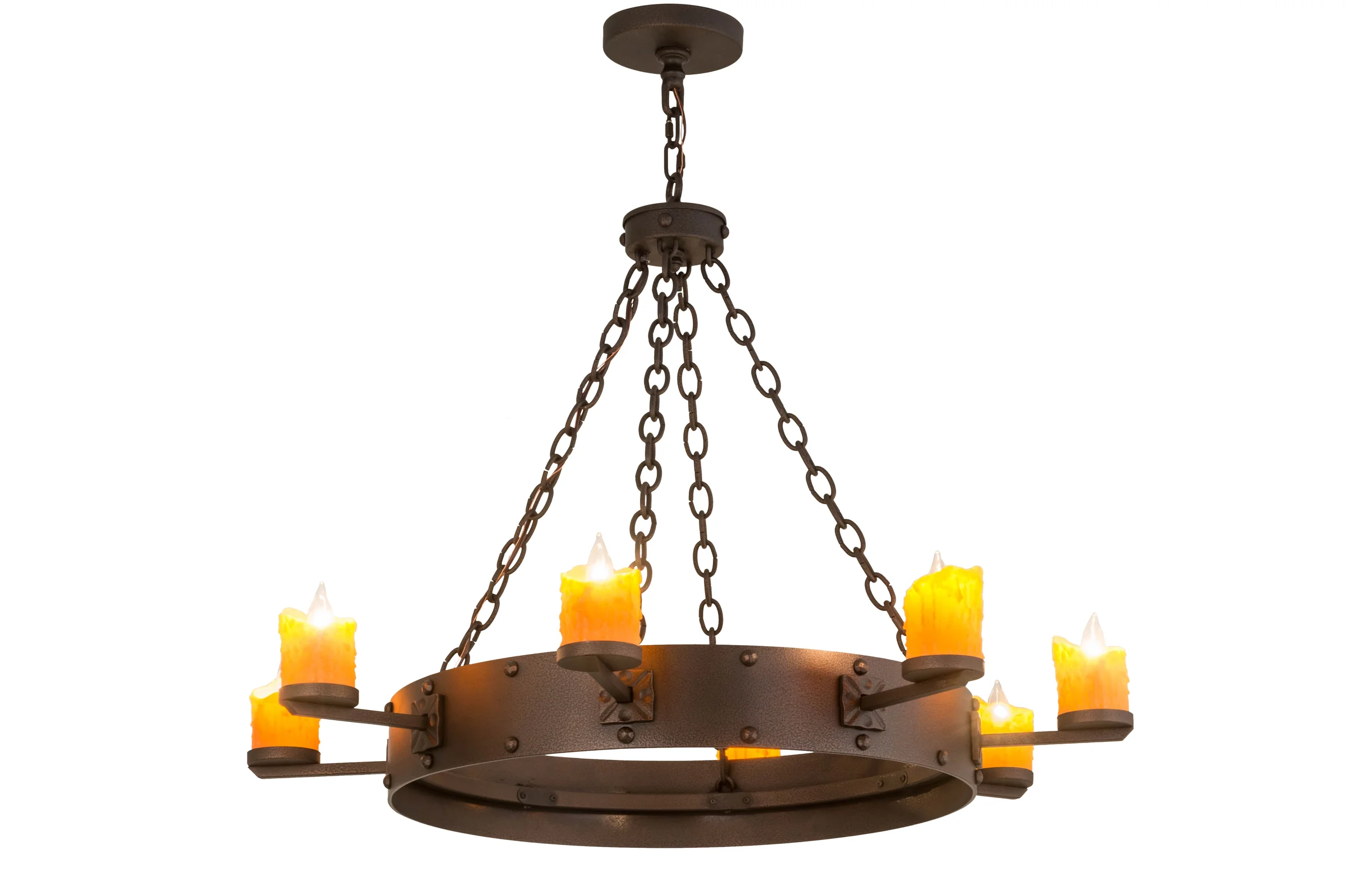 37.5"W Kingston 8 LT Chandelier