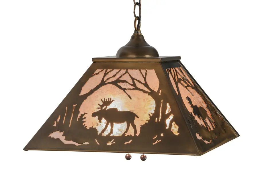 The Meyda Tiffany - Moose At Dawn by Meyda Lighting - Image 1