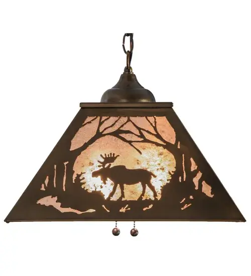 The Meyda Tiffany - Moose At Dawn by Meyda Lighting - Image 5