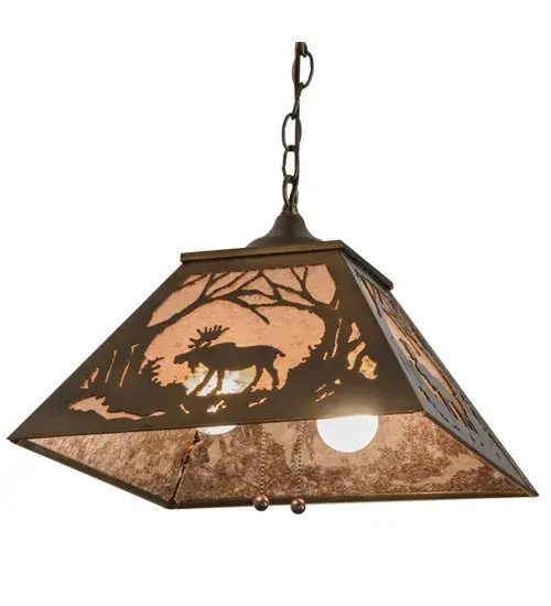 The Meyda Tiffany - Moose At Dawn by Meyda Lighting - Image 6