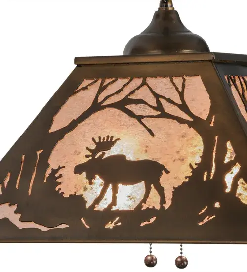The Meyda Tiffany - Moose At Dawn by Meyda Lighting - Image 8