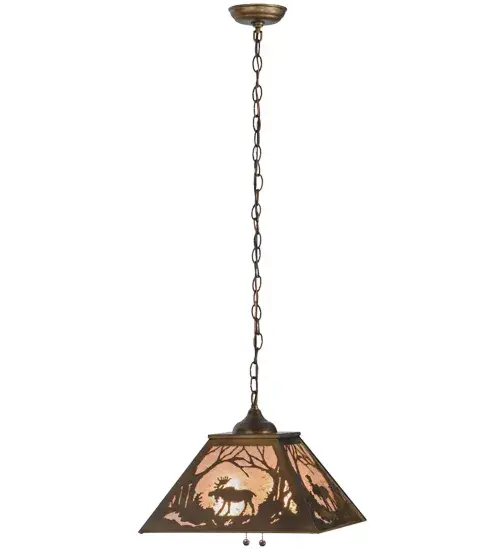The Meyda Tiffany - Moose At Dawn by Meyda Lighting - Image 10