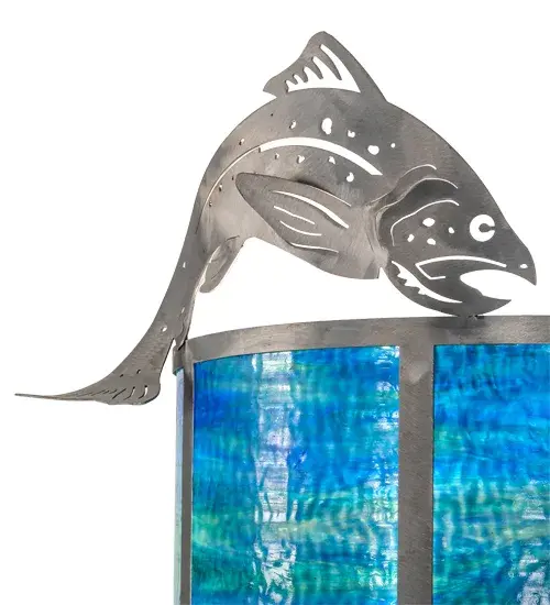 The Leaping Trout by Meyda Lighting - Image 8