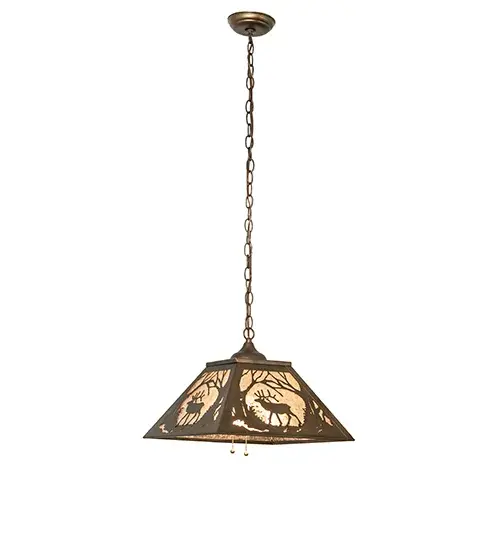 The Elk at Dawn by Meyda Lighting - Image 9