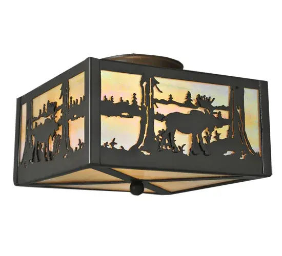 The Meyda Tiffany - Moose At Lake by Meyda Lighting - Image 3