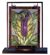 9.5"W X 10.5"H Jack-in-the-Pulpit Lighted Mini Tabletop Window