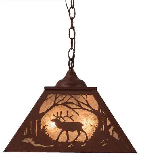 The Meyda Tiffany - Elk At Dawn by Meyda Lighting - Image 5