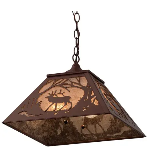 The Meyda Tiffany - Elk At Dawn by Meyda Lighting - Image 6