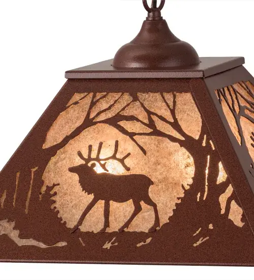 The Meyda Tiffany - Elk At Dawn by Meyda Lighting - Image 8