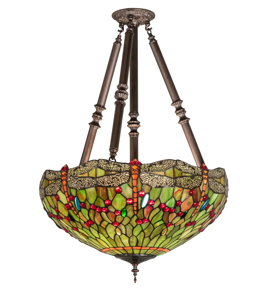 The Tiffany Hanginghead Dragonfly by Meyda Lighting - Image 1
