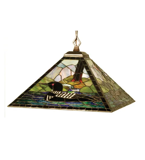 Loon Four Light Pendant in Mahogany Bronze