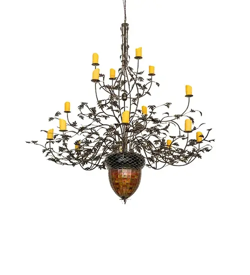 The Meyda Tiffany - Greenbriar Oak by Meyda Lighting - Image 3