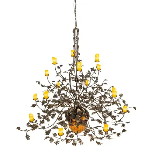 The Meyda Tiffany - Greenbriar Oak by Meyda Lighting - Image 4