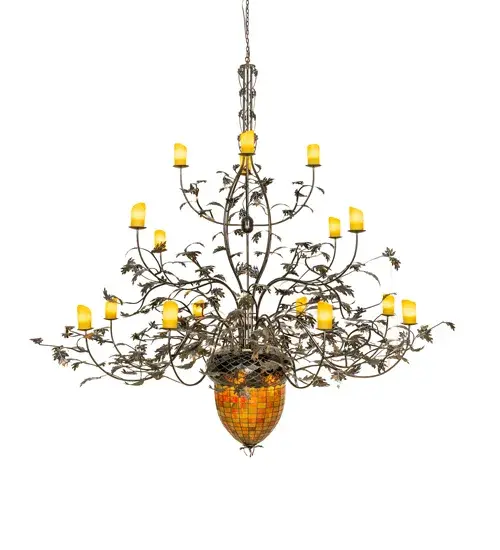 The Meyda Tiffany - Greenbriar Oak by Meyda Lighting - Image 5