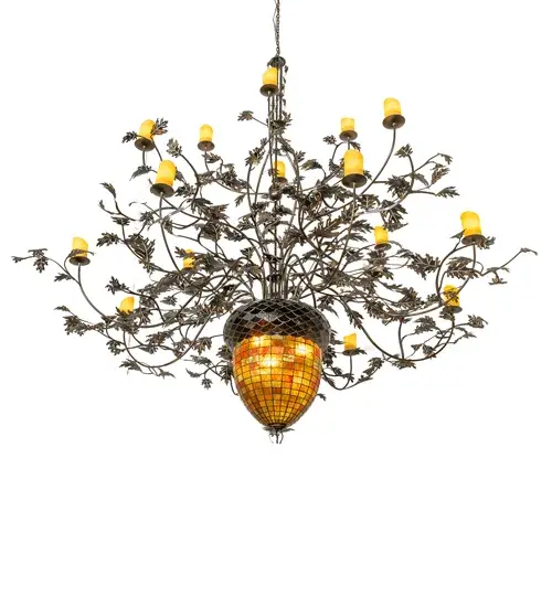 The Meyda Tiffany - Greenbriar Oak by Meyda Lighting - Image 6