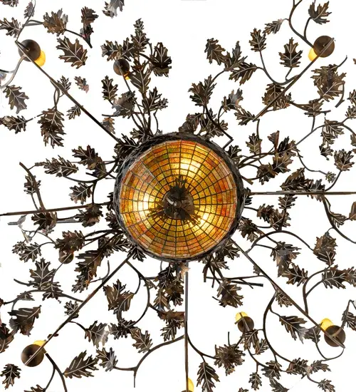 The Meyda Tiffany - Greenbriar Oak by Meyda Lighting - Image 7