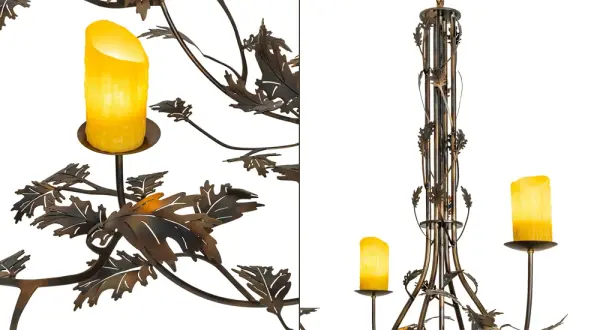 The Meyda Tiffany - Greenbriar Oak by Meyda Lighting - Image 9