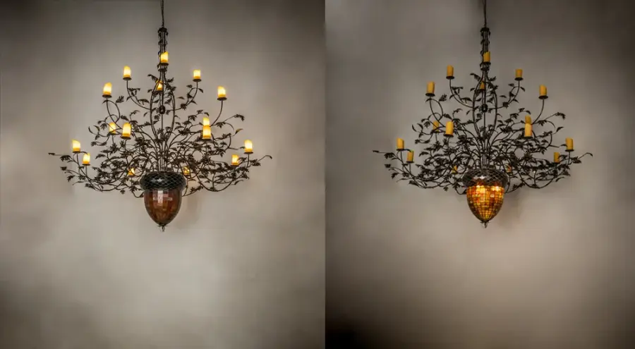 The Meyda Tiffany - Greenbriar Oak by Meyda Lighting - Image 10