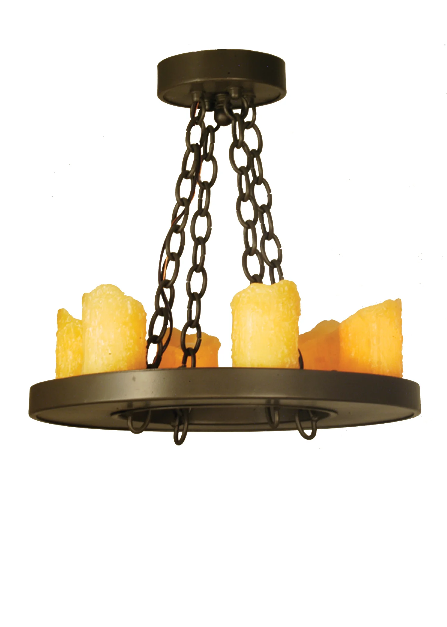 Loxley Six Light Chandelier in Timeless Bronze