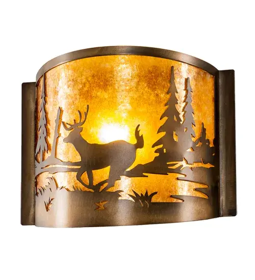 The Meyda Tiffany - Deer At Lake by Meyda Lighting - Image 2