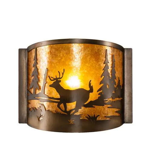 The Meyda Tiffany - Deer At Lake by Meyda Lighting - Image 5