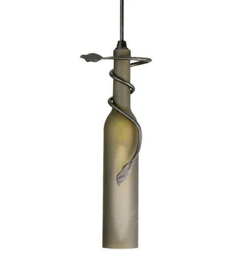Tuscan Vineyard One Light Mini Pendant in Textured Black