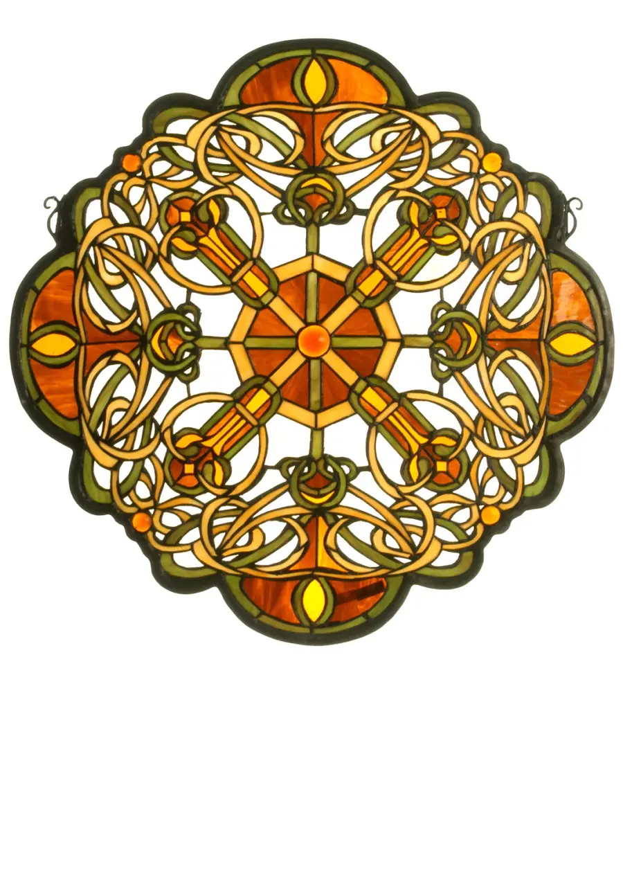 The Meyda Tiffany - Galway Medallion by Meyda Lighting