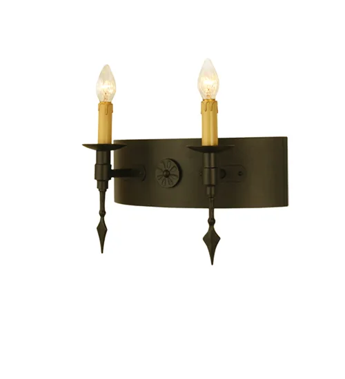 Warwick Two Light Wall Sconce in Dark Roast