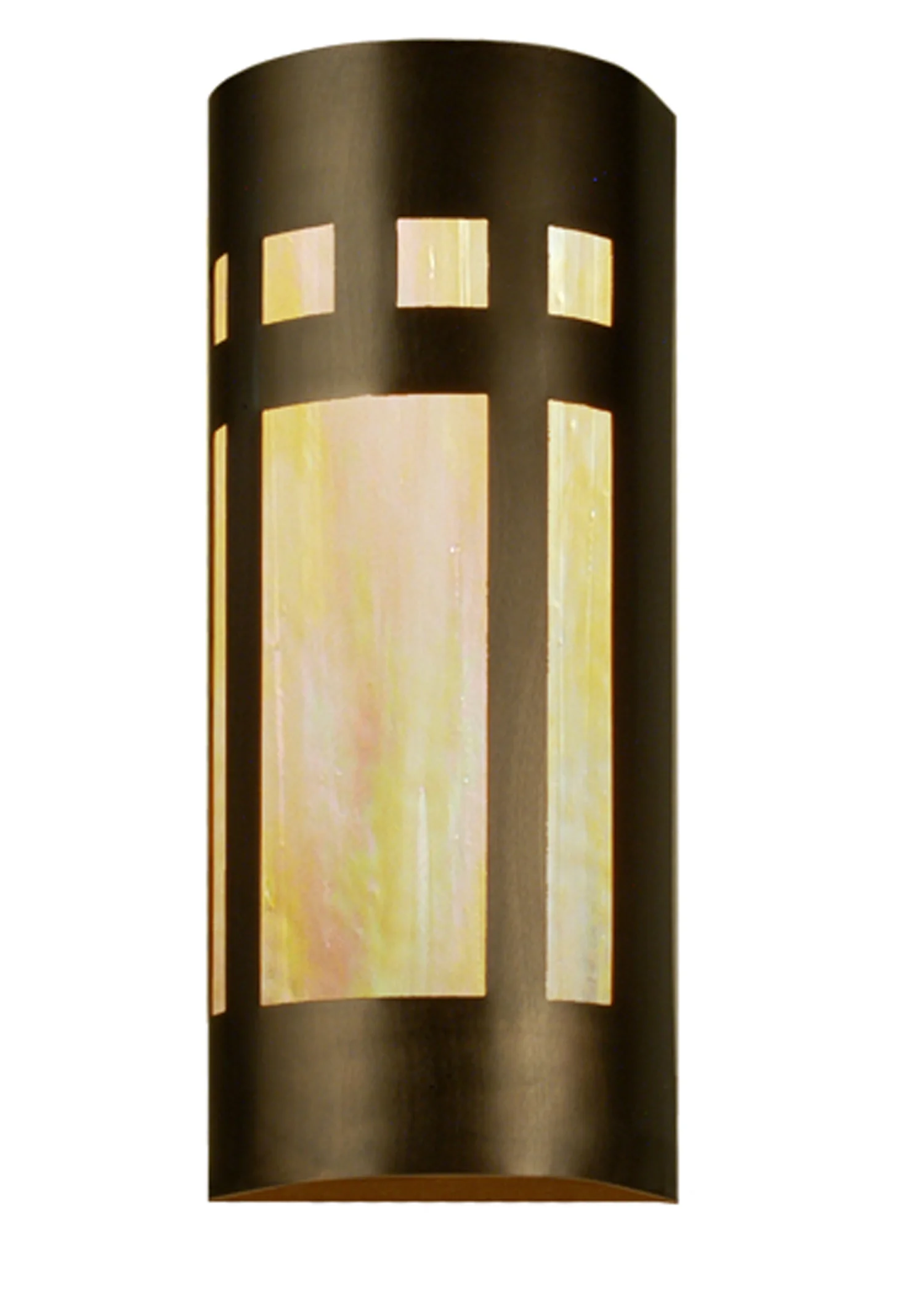 Sutter Two Light Wall Sconce in Craftsman Brown