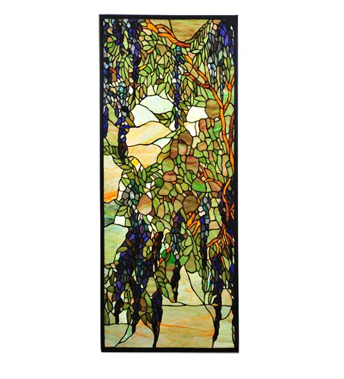 Tiffany Wisteria & Snowball Window in Right Side